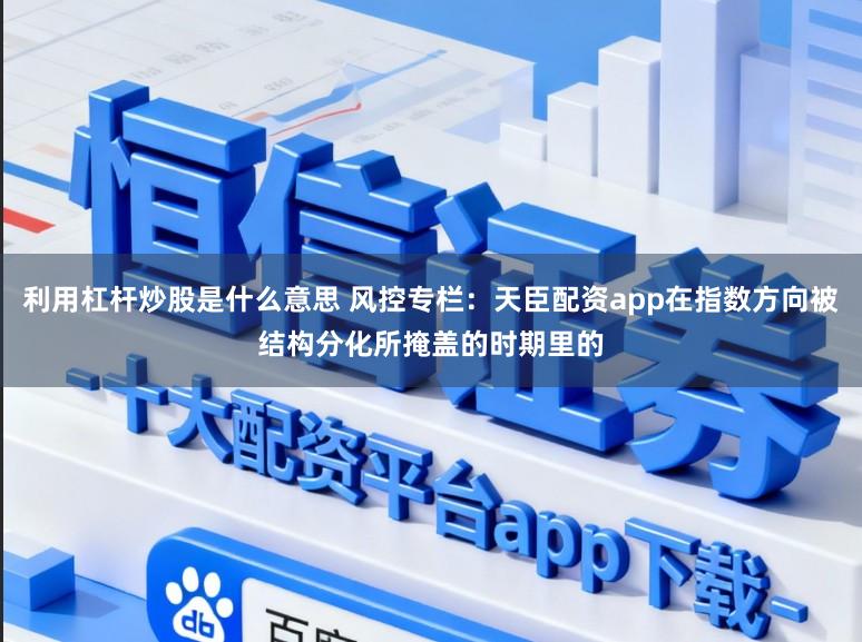 利用杠杆炒股是什么意思 风控专栏：天臣配资app在指数方向被结构分化所掩盖的时期里的